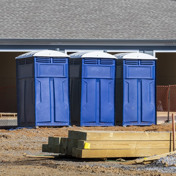 can i customize the exterior of the portable restrooms with my event logo or branding in San Carlos TX